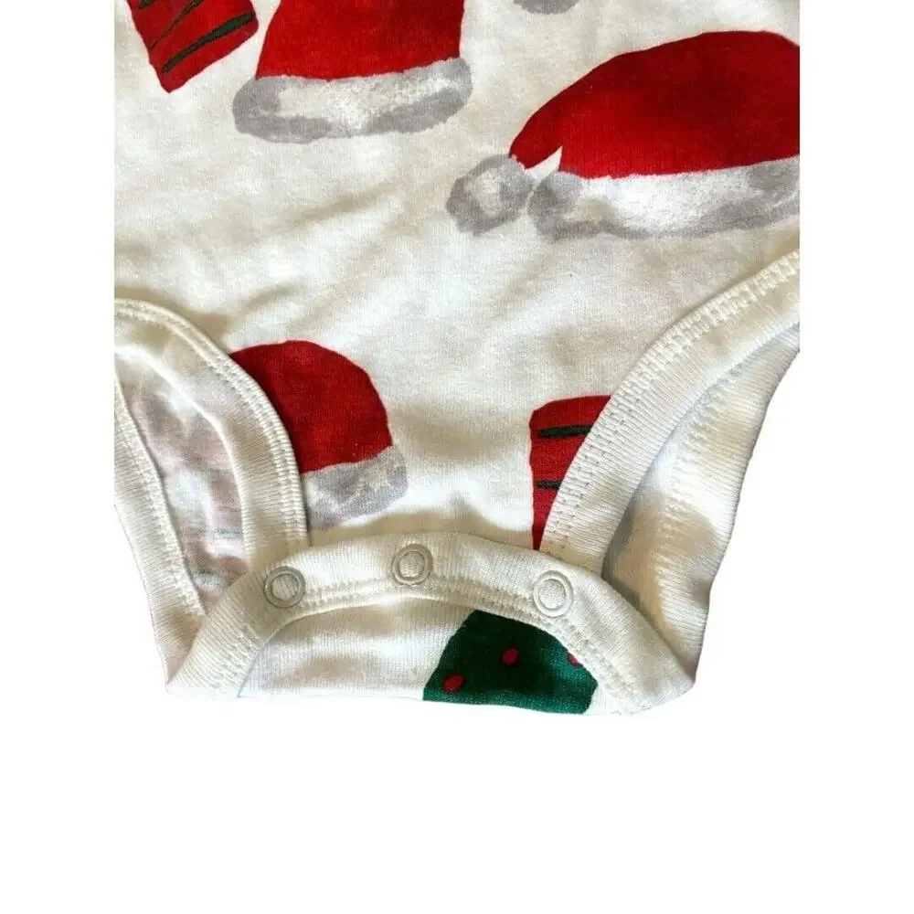 6 Months Carter's NWOT Christmas One Piece Snap Crotch Long Sleeve